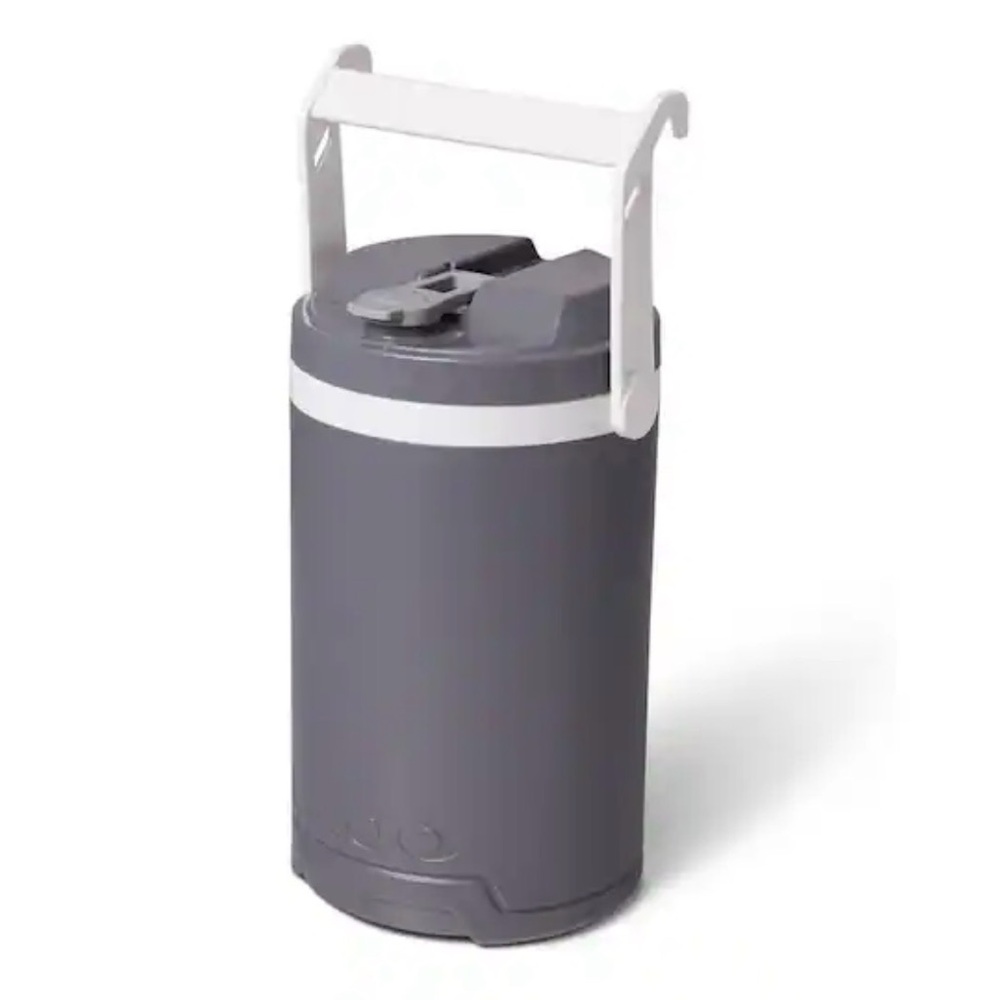 IGLOO Workman 1 Gallon Beverage Jug Cooler BRAND NEW Gray and White